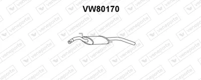 Silenciador posterior Vw PASSAT B3/B4 · Vw PASSAT B3/B4 Variant
