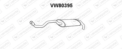 Silenciador posterior Vw POLO III · Vw POLO