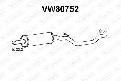 Presilenciador Vw PASSAT B6 · Vw PASSAT B6 Variant · Vw PASSAT CC B6