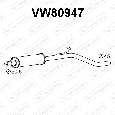 Presilenciador Audi A1 Sportback · Seat IBIZA V · Seat ARONA