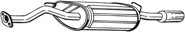 Silenciador posterior Rover 400 Tourer · Rover 400 II