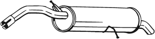 Silenciador posterior Citroën C4 Coupe · Citroën C4 I · Citroën C4 II