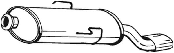 Silenciador posterior Citroën SAXO · Citroën SAXO Hatchback van