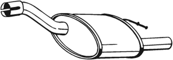 Silenciador posterior Ford FOCUS I