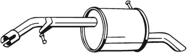 Silenciador posterior Peugeot 207 · Peugeot 207 Hatchback Van · Peugeot 208 I