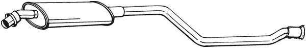 silenciador del medio Citroën ZX · Citroën XSARA · Citroën XSARA Break