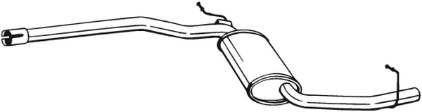 silenciador del medio Audi A4 B7 · Audi A4 B7 Avant