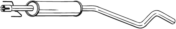 silenciador del medio Opel ASTRA G Hatchback · Opel ASTRA H · Opel ASTRA H GTC