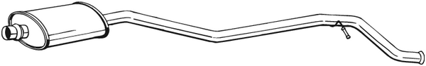 silenciador del medio Peugeot 406 · Peugeot 406 Break