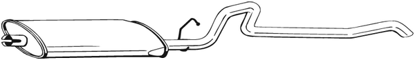 Silenciador posterior Jeep CHEROKEE