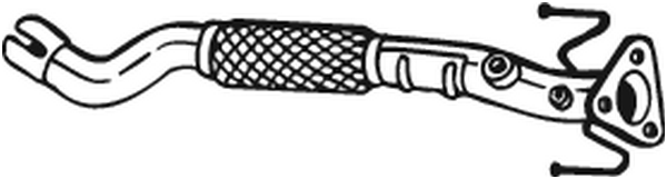 Tubo de escape Opel CORSA D · Opel CORSA D Hatchback Van · Vauxhall CORSA Mk III