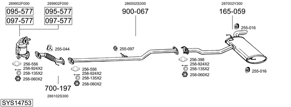 Sistema de gases de escape Hyundai ix35