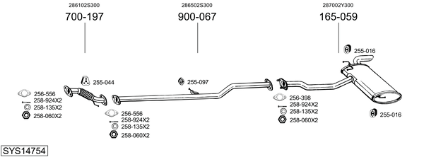 Sistema de gases de escape Hyundai ix35