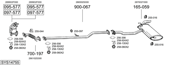 Sistema de gases de escape Hyundai ix35