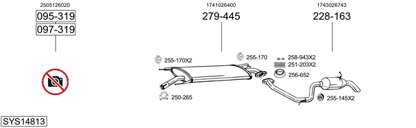 Sistema de gases de escape Toyota RAV 4 III