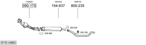 Sistema de gases de escape Ford C-MAX II