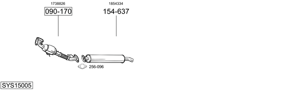 Sistema de gases de escape Ford GRAND C-MAX