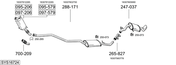 Sistema de gases de escape Bmw 1