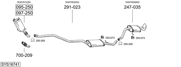 Sistema de gases de escape Bmw 1 Convertible