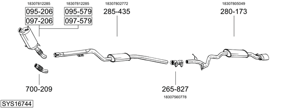 Sistema de gases de escape Bmw 3 Touring