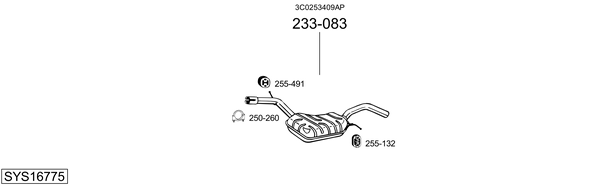 Sistema de gases de escape Vw PASSAT B7
