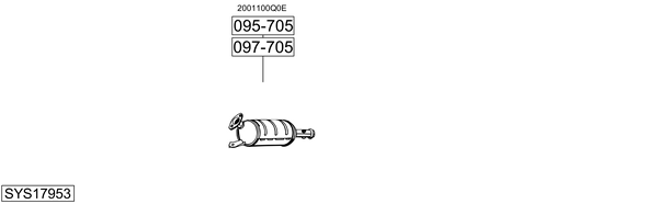 Sistema de gases de escape Nissan INTERSTAR Van