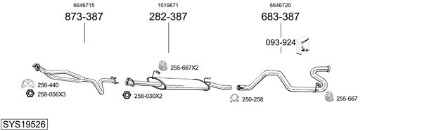 Sistema de gases de escape Ford TRANSIT Platform/Chassis