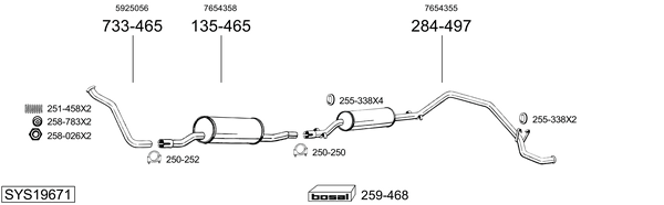 Sistema de gases de escape Fiat DUCATO Panorama