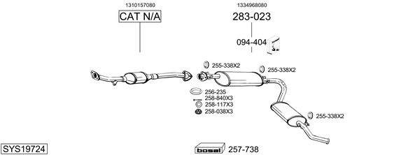 Sistema de gases de escape Fiat DUCATO Van