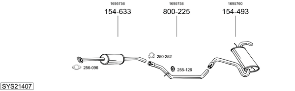 Sistema de gases de escape Ford FOCUS III