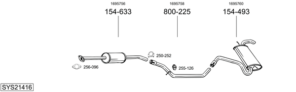 Sistema de gases de escape Ford C-MAX II