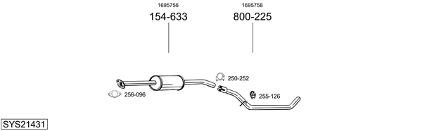 Sistema de gases de escape Ford C-MAX II