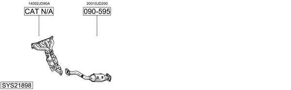 Sistema de gases de escape Nissan QASHQAI I · Nissan QASHQAI +2