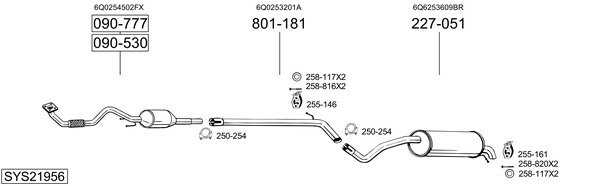 Sistema de gases de escape Seat IBIZA IV