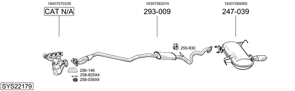 Sistema de gases de escape Bmw 3 Coupe