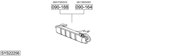 Sistema de gases de escape Smart FORTWO Cabrio