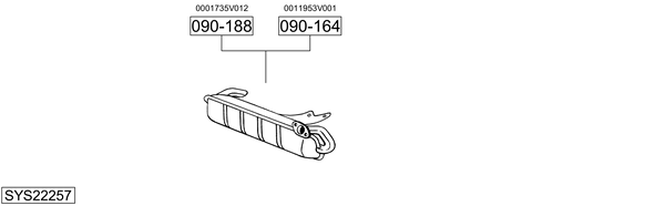 Sistema de gases de escape Smart FORTWO Coupe