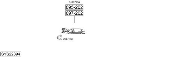 Sistema de gases de escape Alfa Romeo SPIDER