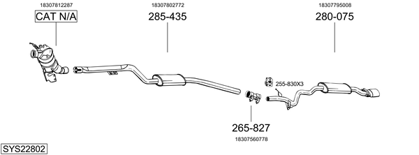 Sistema de gases de escape Bmw 3 Touring