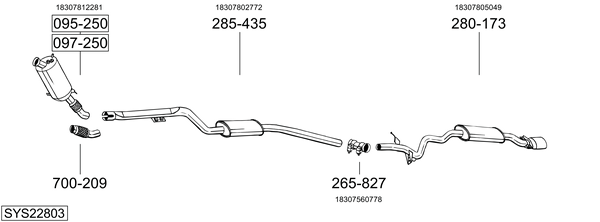Sistema de gases de escape Bmw 3 Touring
