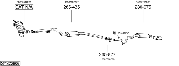 Sistema de gases de escape Bmw 3 Touring