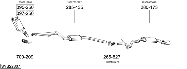 Sistema de gases de escape Bmw 3 Touring