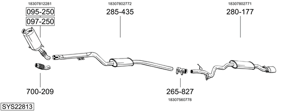 Sistema de gases de escape Bmw 3 Coupe
