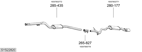 Sistema de gases de escape Bmw 3 Coupe