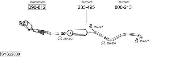 Sistema de gases de escape Vw LOAD UP