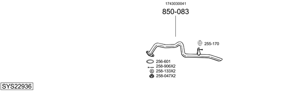 Sistema de gases de escape Toyota FJ CRUISER