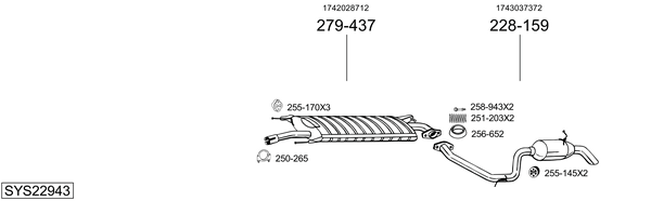 Sistema de gases de escape Toyota RAV 4 III