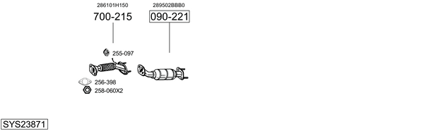 Sistema de gases de escape Kia CEE'D Hatchback