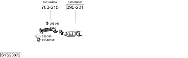 Sistema de gases de escape Kia CEE'D Hatchback