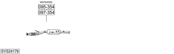 Sistema de gases de escape Fiat SCUDO Bus